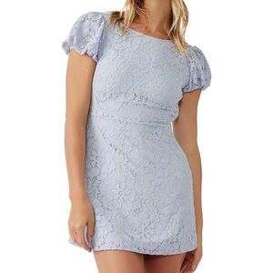 NWT FREE PEOPLE HAILEE LACE MINI DRESS